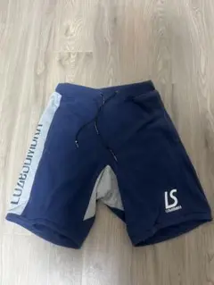 ハーフパンツ ネイビー/グレー スウェット