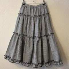 【新品】しまむら×青木美沙子ニナスコラボ＊リバーシブルスカート