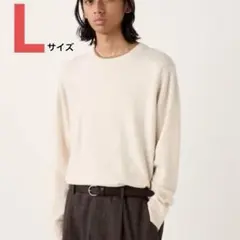 新品✨UNIQLO ユニクロ 100%カシミヤ クルーネック セーター L