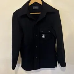 ルミノア　Le minor ネイビー　 CPO WOOL SHIRTウールシャツのサムネイル