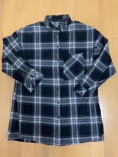 ★最終値下げ★ZARA BASIC チェック柄長袖シャツ　ネルシャツ