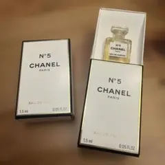 CHANEL N°5 Eau de Parfum 1.5ml(サンプル2箱)