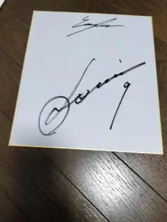 オコエ瑠偉選手のサイン