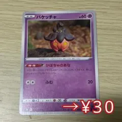 バケッチャ 超タイプ たね ポケカ シングル キラ 超エネ対応 スタジアム対策のサムネイル