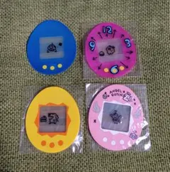 たまごっち　クリアラバーコースター　4点セット