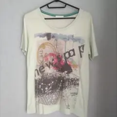 And A Tシャツ カラーモスグリーン