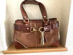 ✨美品✨COACH レガシー ホーボー ストロー ワンショルダーバッグ 