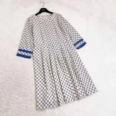 laura ashley ローラアシュレイ チェック ワンピース - メルカリ