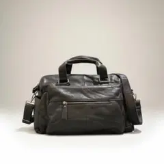 Leather Boston Shoulder Bag
