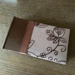 ブラウン花柄刺繍フォトアルバム