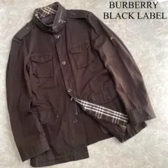 BURBERRY BLACK LABEL チェックM-65 フィールドジャケット
