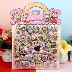 ラブブ　ぷくぷくシール　2ページ