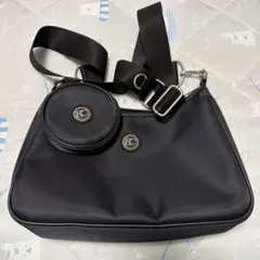 A'GEM/9 × .kom フェイクレザーホーボー ショルダーBAG