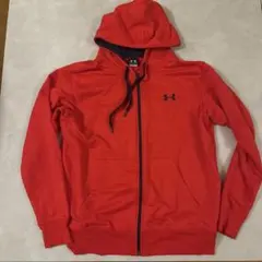 UNDER ARMOUR フルジップパーカー Lサイズ レッド