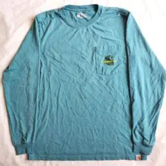 carhartt カーハート メキシコ製長袖ロングティーシャツtロゴプリント古着