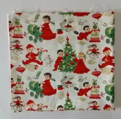 クリスマス　生地　子供たち