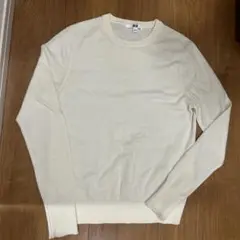 ユニクロ メリノクルーネックセーター S