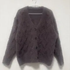 GRL パープル カーディガン