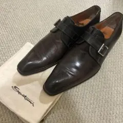 ◎サントーニ SANTONI◎ レザー ローファー ハイシャイン UK7 - メルカリ