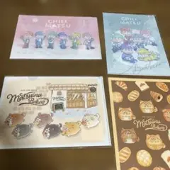 おそ松さん 、犬松　クリアファイル 4枚セット　新品未開封