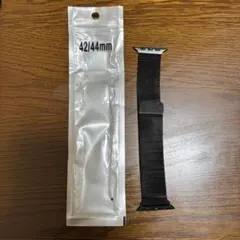 Apple Watch 42/44mm ブラックメッシュバンド
