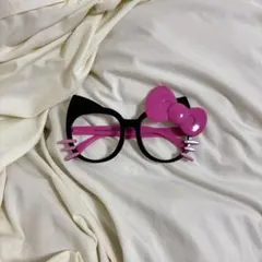 ユニバ キティ メガネ