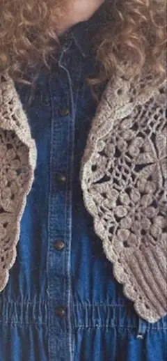 パピートルメンタで編むモチーフのボレロキット