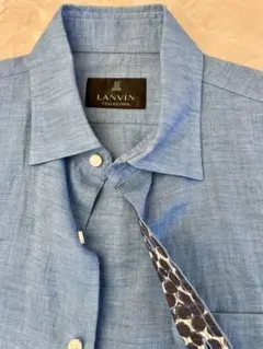LANVIN 青 半袖でシャツのサムネイル