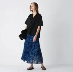 未使用　ユニクロ C　プリーツスカート レディース　S ロング　マキシのサムネイル