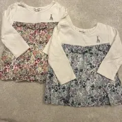 センスオブワンダー　キリンのソフィーチュニックトップス90