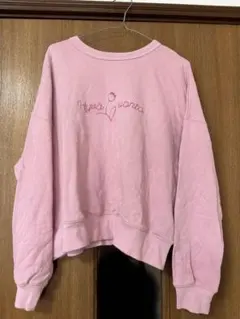 ピンク スウェット