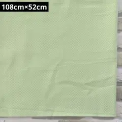 シーチング生地 ドット柄 ライトグリーン LECIEN 108cm×52cm
