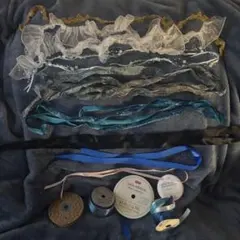 リボン+レース(ハンドメイド、ヘアメ、装飾)