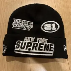 希少　Supreme ニット帽 ビーニー ブラック25AWのサムネイル