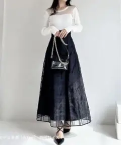 リゼクシー♡ シアーチェックフレアスカート