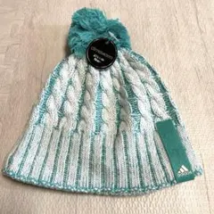【新品】アディダス ニット帽子　フリーサイズ（54〜57cm）