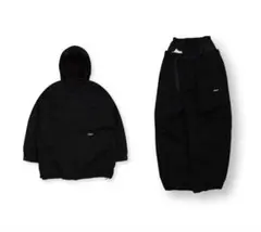 【HIMASS MANIA】Mサイズ ブラック スノーボードウェア Double Tuck Pants/ダブルタックパンツ snj-490 | - SNOW WEAR BOTTOM