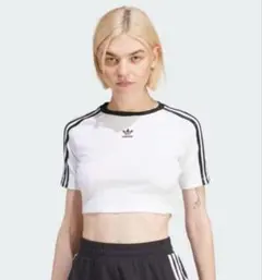 adidas スリーストライプ 半袖ベビーTシャツ ちびT