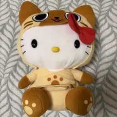 サンリオ ハローキティ モンハン アイルー コラボ ぬいぐるみ 約50cm