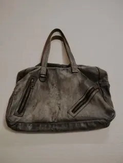 激レア美品】VAGRIE ハンドバッグ シルバー箔 レザー×ナイロン - メルカリ