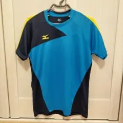 【24H以内発送！】MIZUNO スポーツシャツ Mサイズ ネイビー ブルーのサムネイル