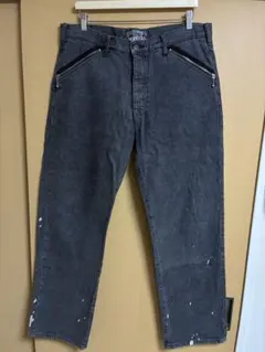 STÜSSY WORKGEAR ダークグレー デニム 36