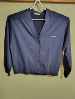 ジャーナルスタンダード　ネイビーカーディガン　刺繍