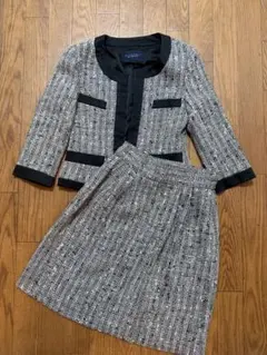 BLUE EAST スカートスーツ サイズ1 グレー系