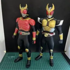仮面ライダークウガ　アギト　テレビマガジン　テレビくん特製ソフビ