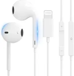 iPhone イヤホン【Apple MFi認証】イヤホン 有線 純正
