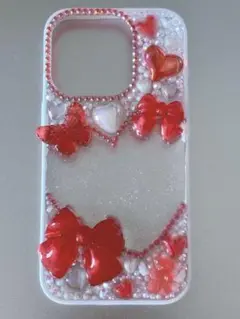 iPhone15pro デコ電　スマホケース　魔法少女　平成女児　地雷系　量産型
