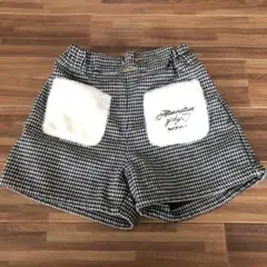 ♡ALGYチェック柄ショートパンツファーポケット付き♡