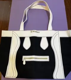 Mistura トートバッグ ブラック ホワイト