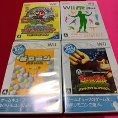 Wiiソフト4本セット（スーパーペーパーマリオ他）